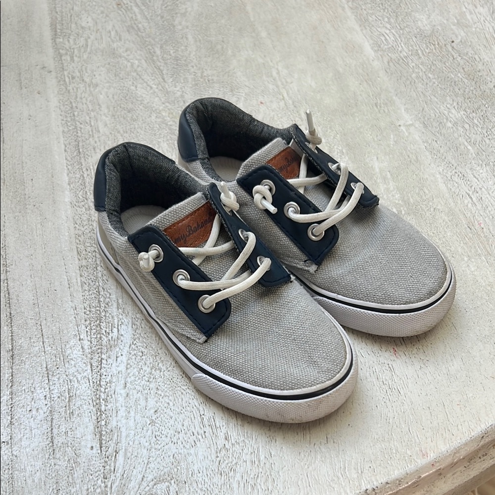Tommy Bahama Gray and Blue Sneakers Casual Comfort